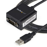 Startech Cable Usb 2.0 A Puerto Serie Rs232 Db9 Con Retencion Del Puerto De Asignacion Com 1,80m Negro