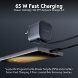 Intenso Compact Fam Charger 65w Usb-C Usb-A Negro