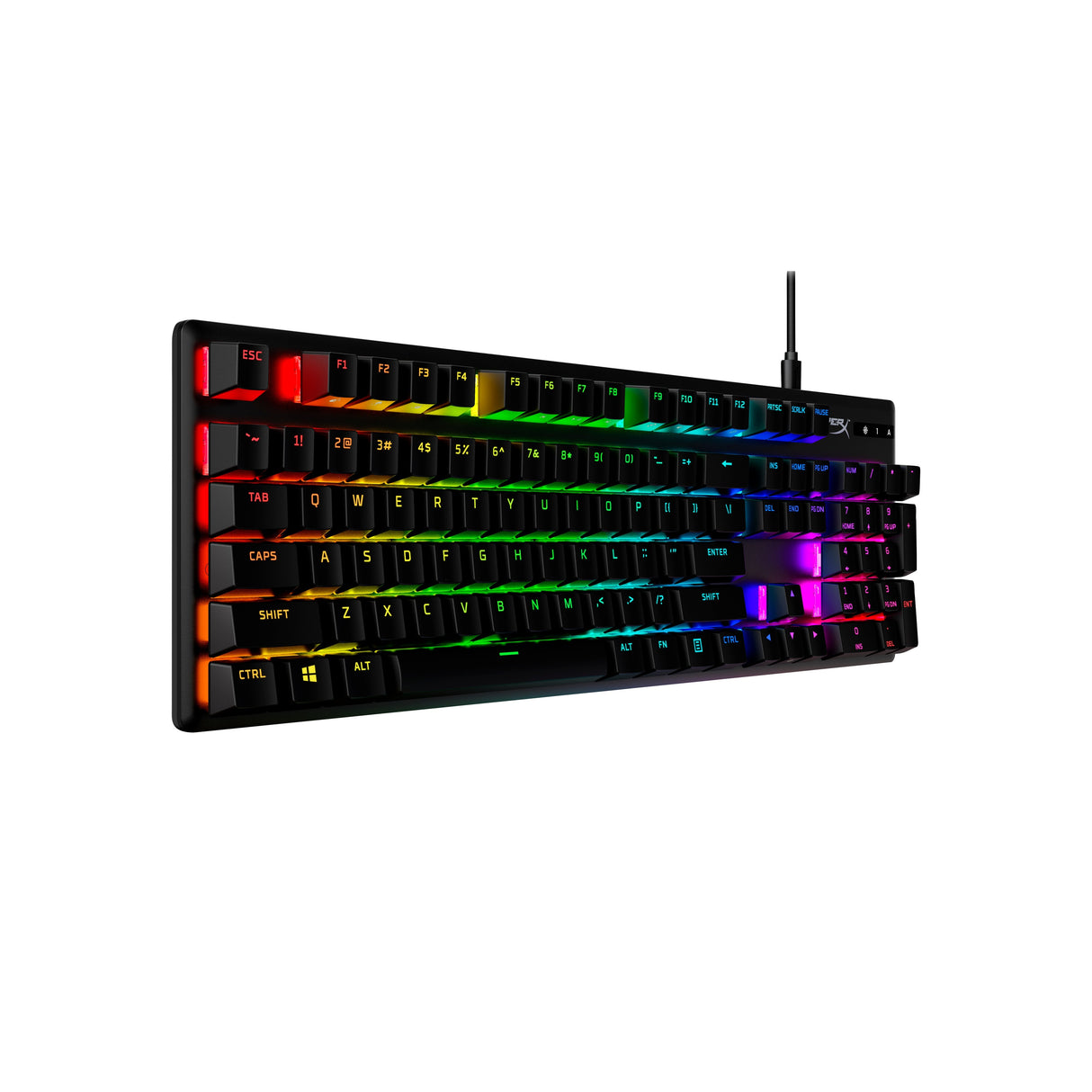 Keyboard Alloy Origins Pbt Hx/Aqua 639n5aa#Aba Hyperx