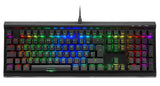 Sharkoon Skiller Sgk40, Teclado Para Juegos Negro, Diseño De, Huano Red 4044951040100