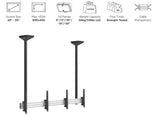 EAN 4015867222997 - Equip 650373 soporte para TV 139,7 cm (55") Negro, Plata imagen 9