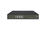 EAN 4015867229217 - LevelOne GES-2110P switch Gestionado L2 Gigabit Ethernet (10/100/1000) Energía sobre Ethernet (PoE) Negro imagen 1