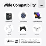 Ladowarka Sieciowa Ultra Compact Gan Usb-C 45w Pd 3.0 Z Pps Biala