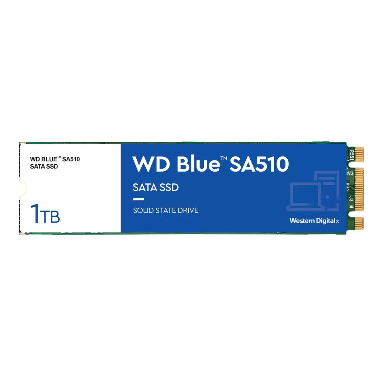 Disco Ssd Western Digital Sa510 M.2 1tb Serial Ata Iii Blue