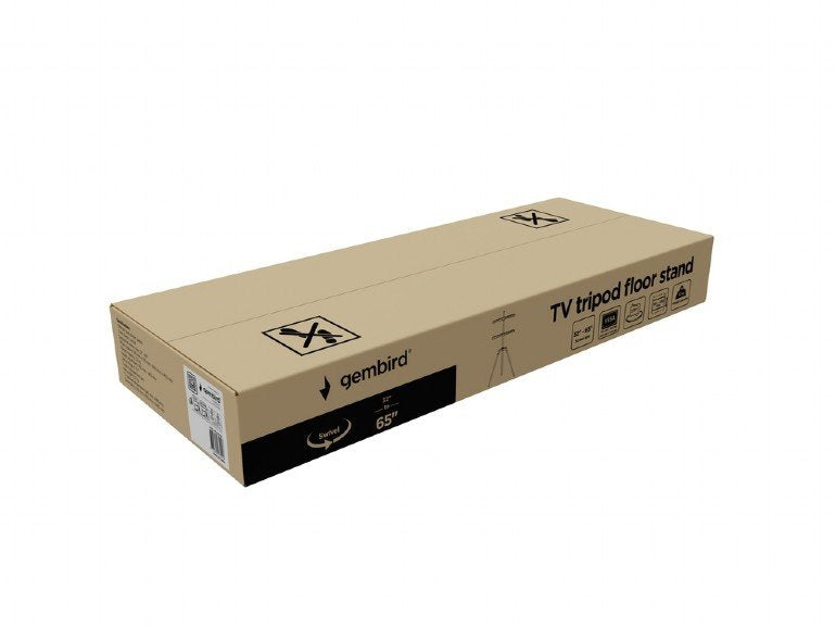 EAN 8716309134118 - Gembird TVS-65S-01 soporte para TV 165,1 cm (65") Negro, Madera imagen 5