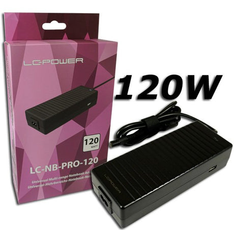 EAN 4260070128882 - LC-Power LC-NB-PRO-120 adaptador e inversor de corriente Interior 120 W Negro imagen 3