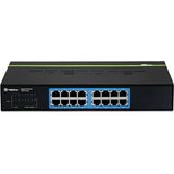 EAN 0710931610208 - Trendnet TEG-S16DG switch No administrado Negro imagen 3