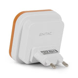 Entac Nachtlicht 0.5w Quadrat. Ww Naranja Dämmerungssensor