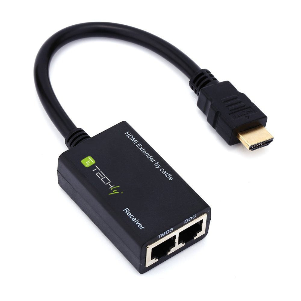 Techly Hdmi Extender By Cat.5e/6 Cable, Up To 30m