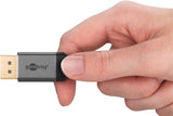 Cable  2,00m Negro Displayport 1.2 Macho A Hdmi 2,0 Macho 4k/60 Hz Carcasa De Aluminio, Dorado, Nylon Blister Flexiplus
