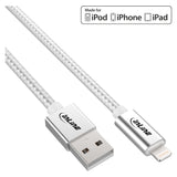Cable Usb Inline Lightning Para Ipad Iphone Ipod Plata 1m Certificado Mfi