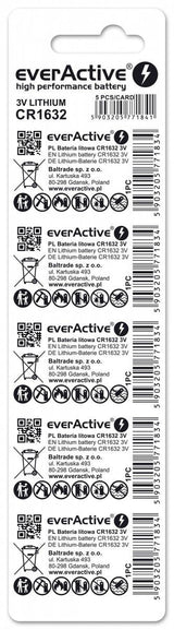 EAN 5903205771841 - Everactive CR16325BL pila doméstica Batería de un solo uso CR1632 Litio imagen 2