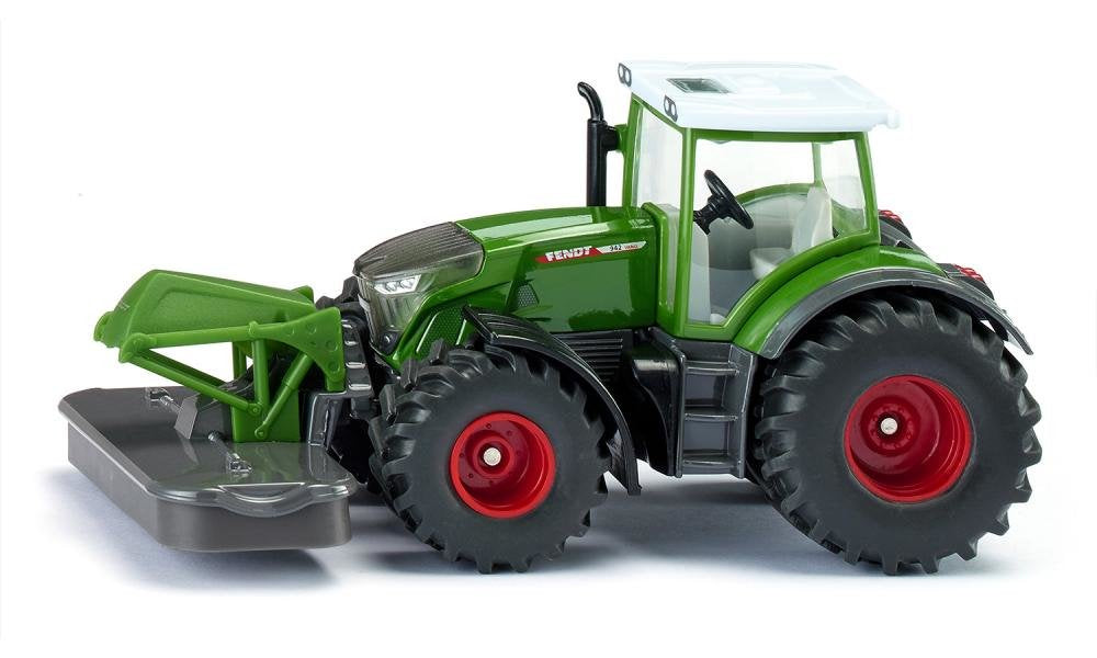 Siku Farmer Fendt 942 Vario Con Cortacésped Frontal, Modelo De Vehículo (Verde)