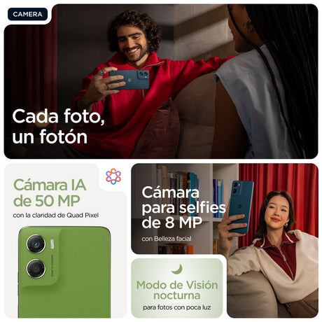 EAN 840493605289 - Motorola moto g06 17,5 cm (6.88") SIM doble Android 15 4G USB Tipo C 4 GB 256 GB 5200 mAh Verde imagen 13