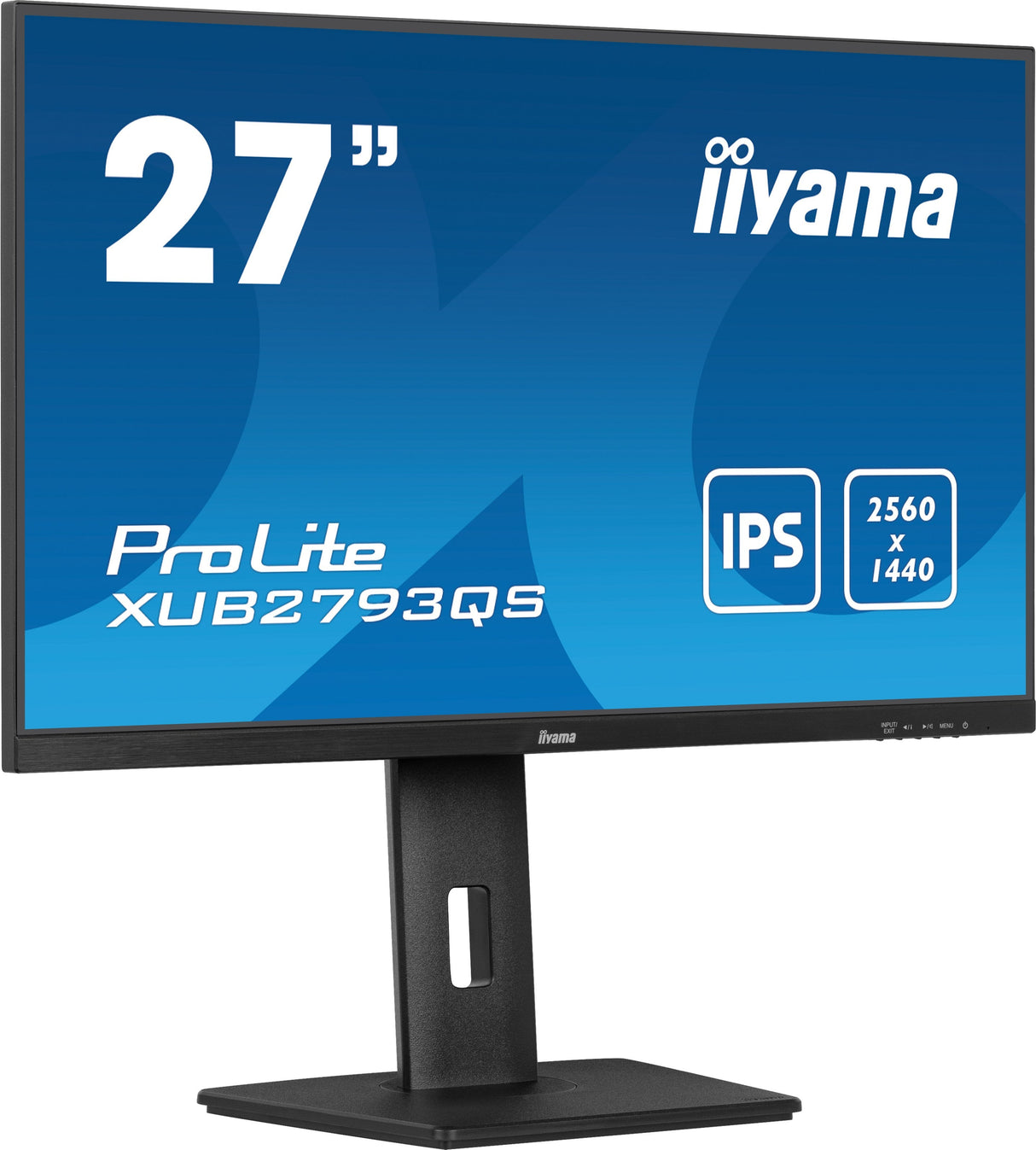 Monitor  Iiyama Prolite Xub2793qs-B7 Led 27", Negro Mate, Qhd, Ips, Adaptive-Sync, Panel De 100hz Xub2793qs-B7