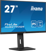 Monitor  Iiyama Prolite Xub2793qs-B7 Led 27", Negro Mate, Qhd, Ips, Adaptive-Sync, Panel De 100hz Xub2793qs-B7