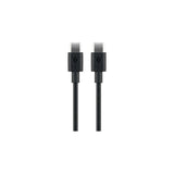 Cable De  1,00m Usb 2.0 480mbps Pd60w Usb-C Macho A Usb-C Macho Negro Datos Y Carga