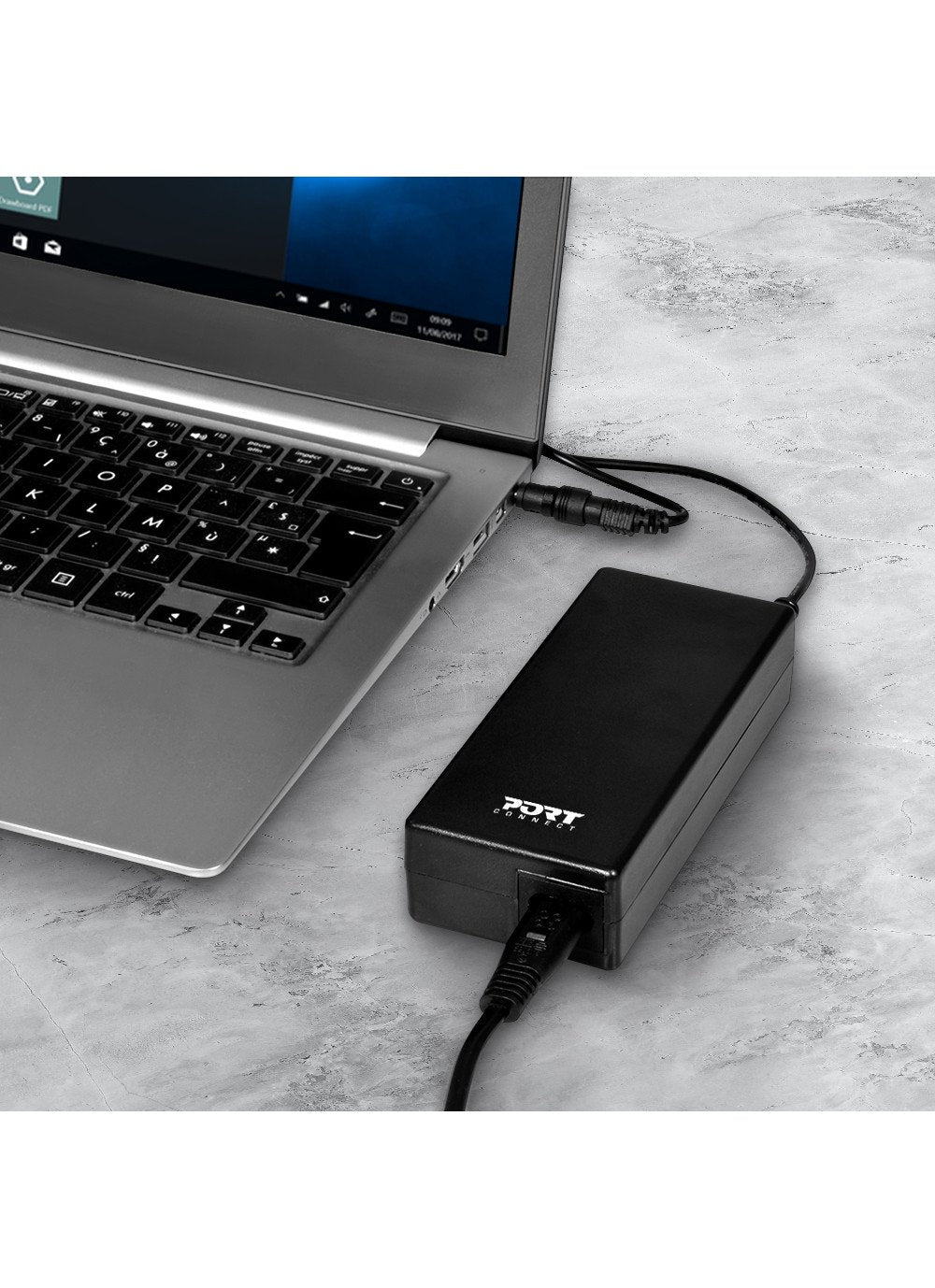 Port Designs Compatible With Dell Notebooks Eu Plug Power Supply For Notebooks 65w Up To 90w