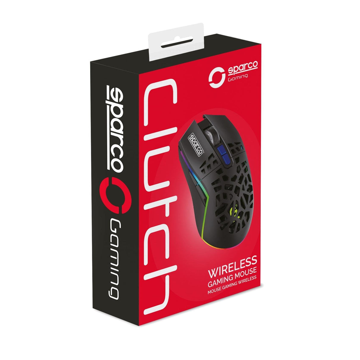 Sparco Spwmouse Ratón Mano Derecha Rf Inalámbrico Rgb 4800 Dpi