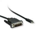 Roline Usb Typ C - Dvi Adaptercable, St St, 2 M