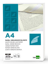 Papel Verjurado A4 90g/M2 Bla 10
