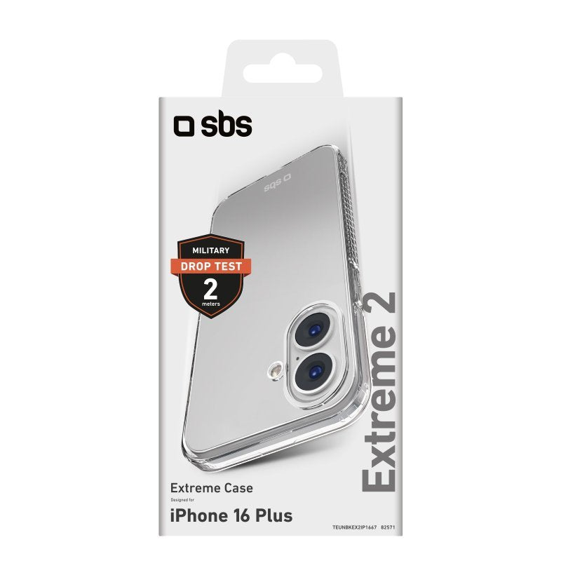 Sbs Extreme 2 Cover Iphone 16 Plus Transparent