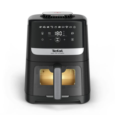 EAN 3045387293819 - Tefal Easy Fry Silence EY5568E0 freidora Sencillo 5 L Independiente Freidora de aire caliente Negro, Acer imagen 2