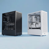 Caja Pc  Atx Mars Gaming Mc-T800 Frontal Airdot Mesh 4x Ventiladores Fdb Cablehatch Usb-C Blanco