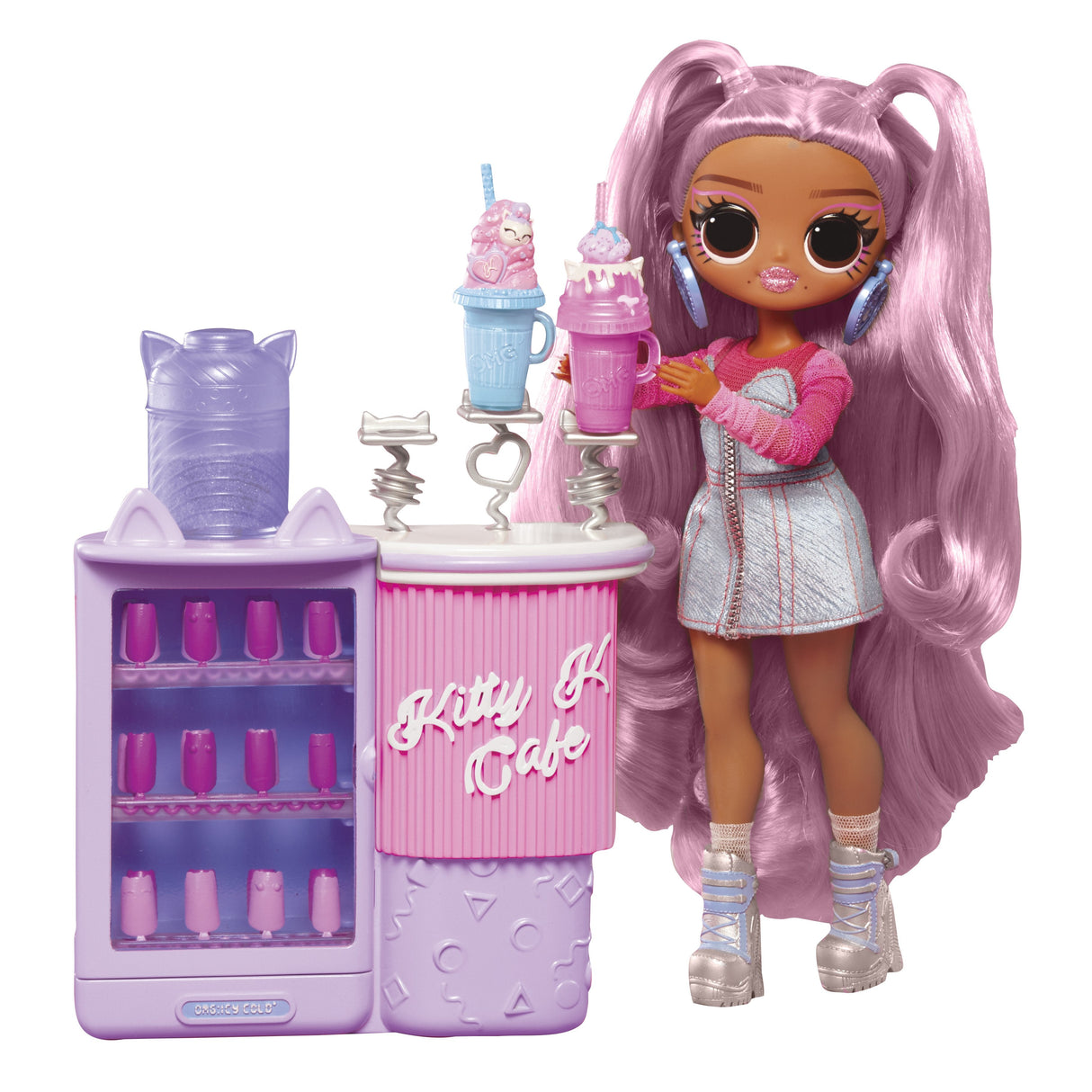 Muñeca Mga Entertainment L.Ol Surprise Omg Sweet Nails - Kitty K Café