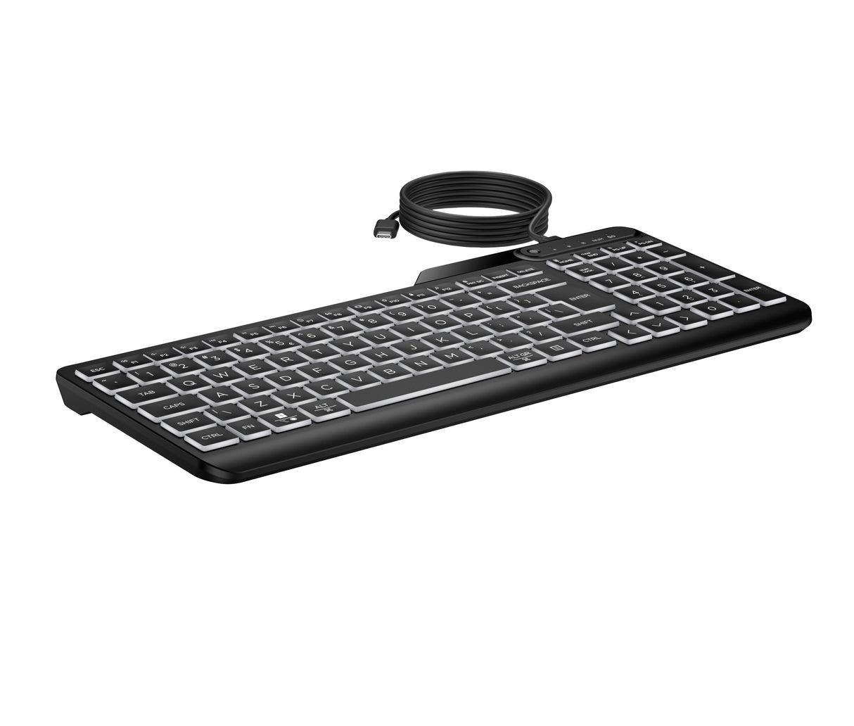 EAN 0197192768877 - HP 405 Backlit Wired Keyboard teclado Oficina USB Negro imagen 2