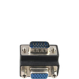 Adaptador Inline Vga 90° 15 Pines Macho A Hembra
