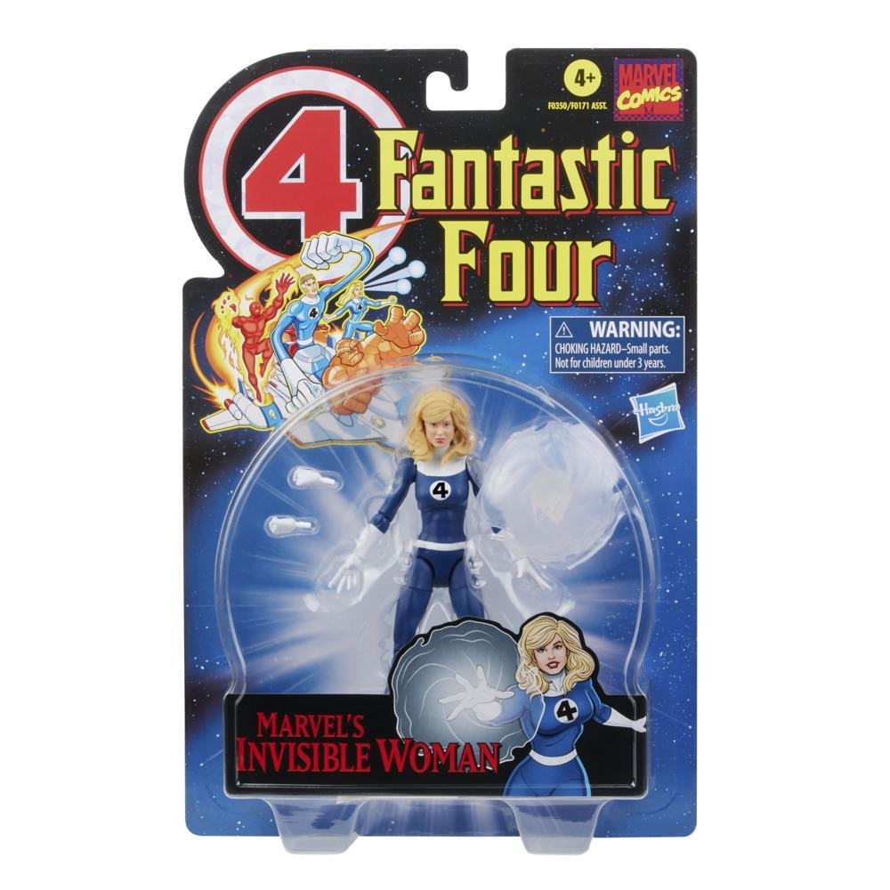 Figura La Mujer Invisible 4 Fantasticos Marvel Vintage 15cm