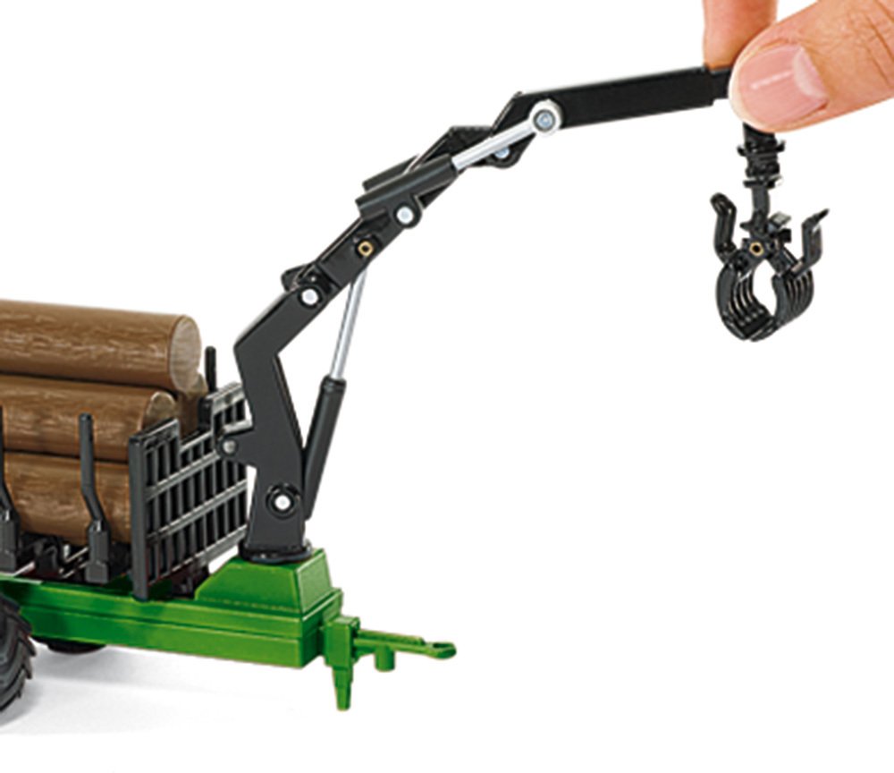 Tractor Siku Farmer Con Remolque Forestal, 10195400003