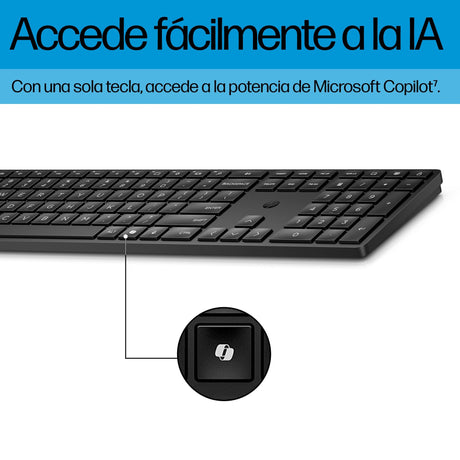 EAN 197497587579 - HP 655 Wireless Keyboard and Mouse Combo White teclado Ratón incluido Universal RF inalámbrico Blanco imagen 5