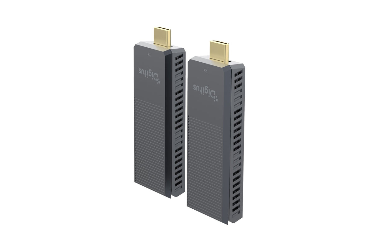 EAN 4016032507383 - Digitus DS-55359 extensor audio/video Transmisor y receptor de señales AV Negro, Gris imagen 3