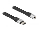 Delock Fpc Flachbandcable Usb Type-C Zu Klinkenbuchse 10 Cm
