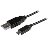 EAN 0065030858106 - StarTech.com USBAUB1MBK cable USB USB 2.0 USB A Micro-USB B Negro imagen 1