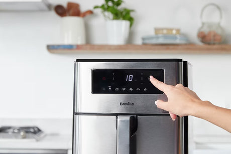 EAN 5060853630583 - Breville VDF131X freidora Sencillo 9 L Independiente 1700 W Freidora de aire caliente Negro, Acero inoxid imagen 2