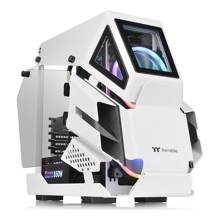 Caja Pc Deepcool Torre M-Atx Ah T200 Blanco 2xcristal Templado Ca-1r4-00s6wn-00