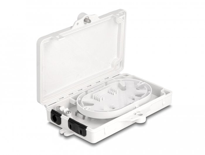 Lwl Verteilerbox Für Innen- Und Aussenbereich Ip65 Wasserfest Abschliessbar 2 Port Weiss