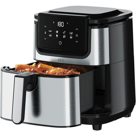 EAN 7332543774142 - AEG AF6-1-4ST Sencillo 3,5 L Independiente 1500 W Freidora de aire caliente Negro, Acero inoxidable imagen 2