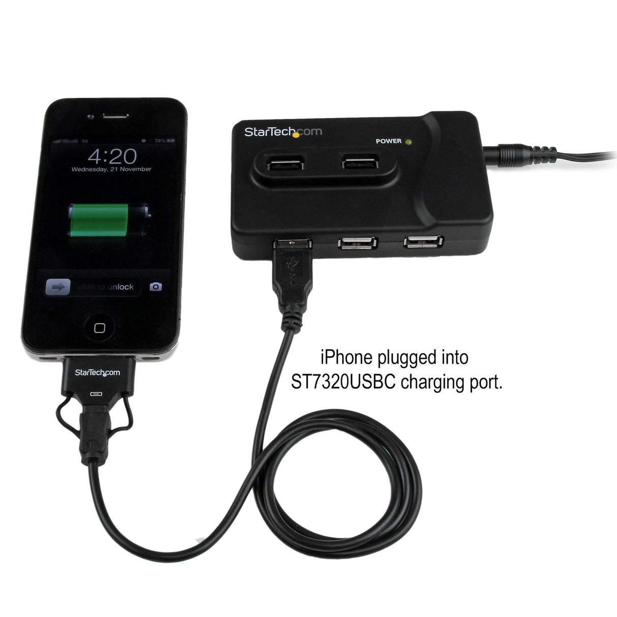 EAN 0065030847865 - StarTech.com ST7320USBC USB 3.2 Gen 1 (3.1 Gen 1) Type-B 4800 Mbit/s Negro imagen 5