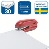 Rapid F16 Grapadora De Sobremesa - Hasta 30 Hojas - Grapado Abierto, Cerrado Y Clavado - Color Rojo