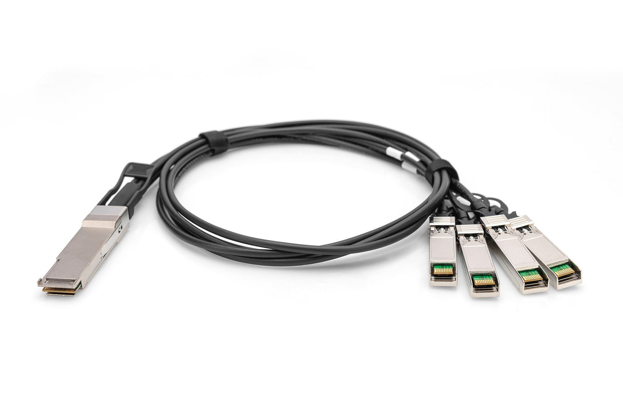 EAN 4016032485001 - Digitus DN-81322 Cable de fibra óptica e InfiniBand SFP+ 4x QSFP+ Negro imagen 3