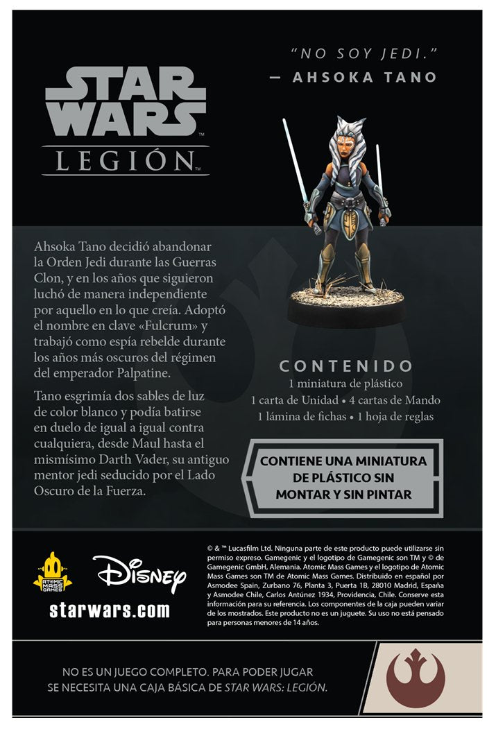 EAN 0841333121716 - Asmodee Star Wars: Legion Star Wars Legion: Ahsoka Tano Agent Expansion SW Legión: Ahsoka Tano Expansión  imagen 3