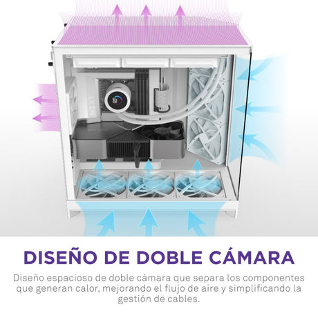 EAN 5056547207636 - NZXT H9 Flow Midi Tower Blanco imagen 6