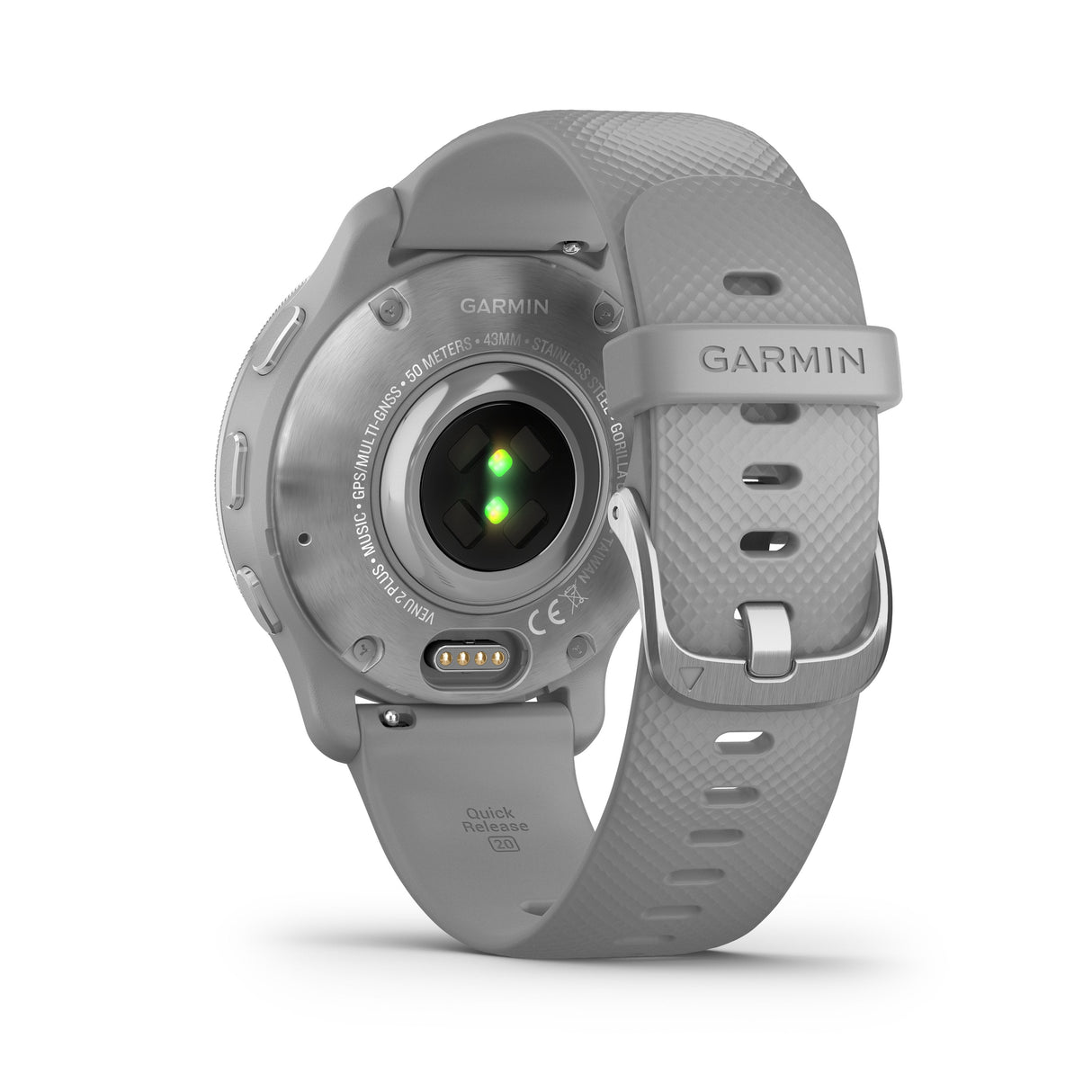 Smartwatch Garmin Venu 2 Plus  Notificaciones  Frecuencia Cardíaca  Gps  Plata Y Gris