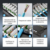 Extralink Cat6a Stp Patch Panel 24 Port - Cable - Cat 6a