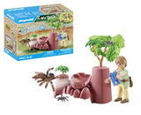 Playmobil Wiltopia Rocas Con Arañas