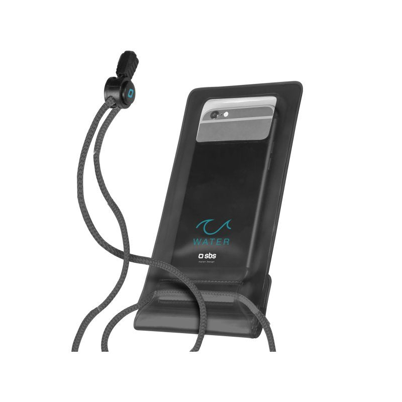 Sbs Hülle Water Resimant Para Smartphones Bis 6,5 Zoll Negro